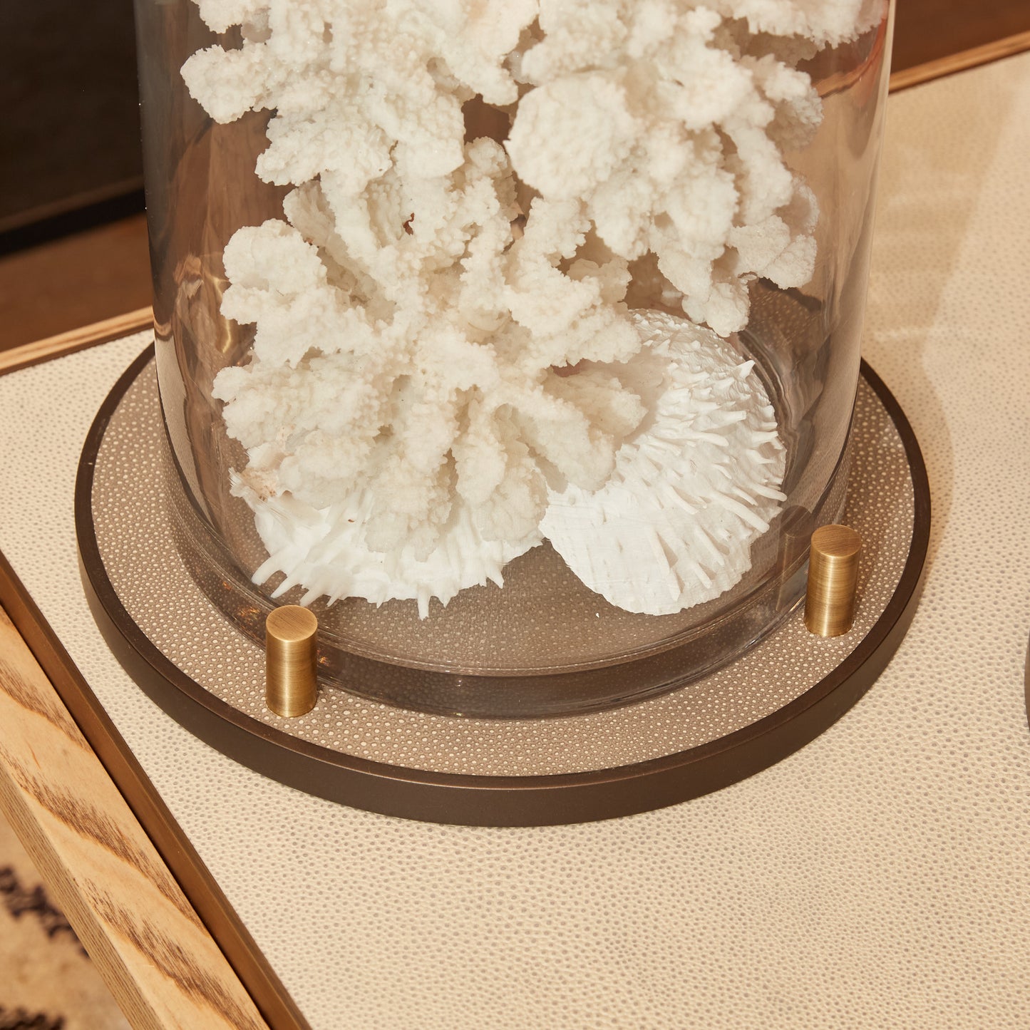 Candle Holder, Leather