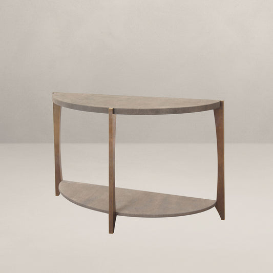 Belvedere Console Table, Demi Lune