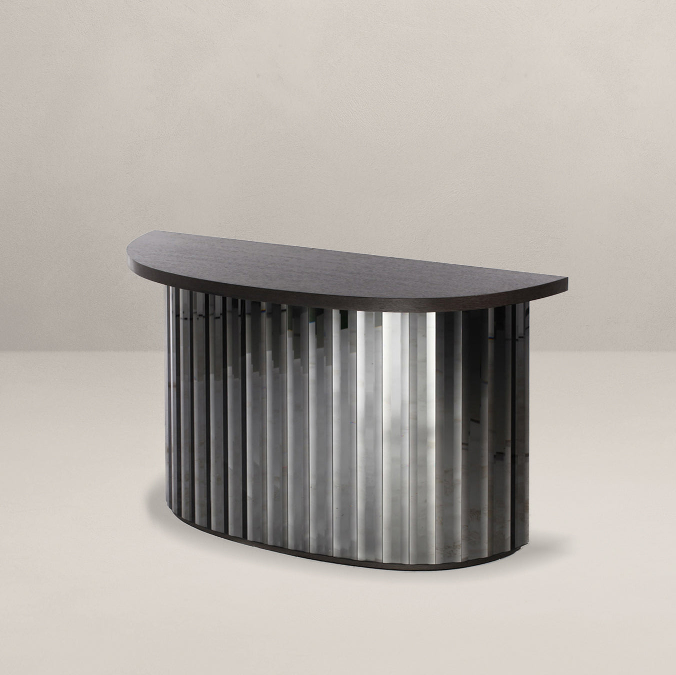 Linea Console Table, Demi Lune
