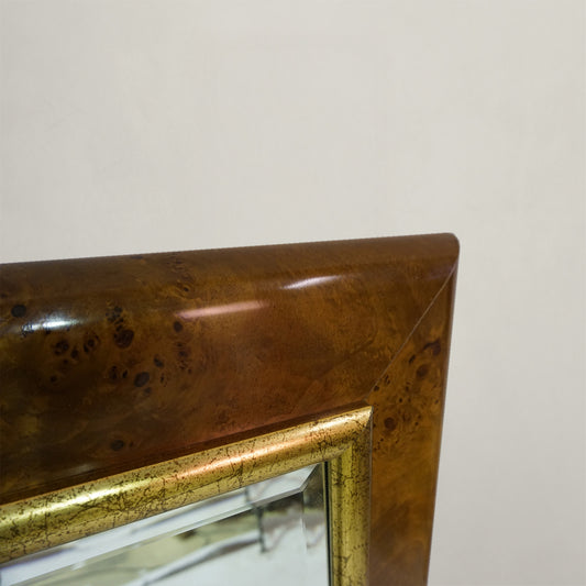 Burr & Gilt Mirror