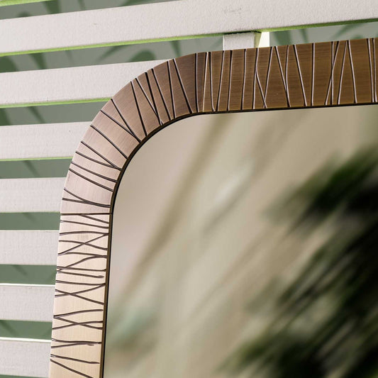 Venice Mirror, Brass