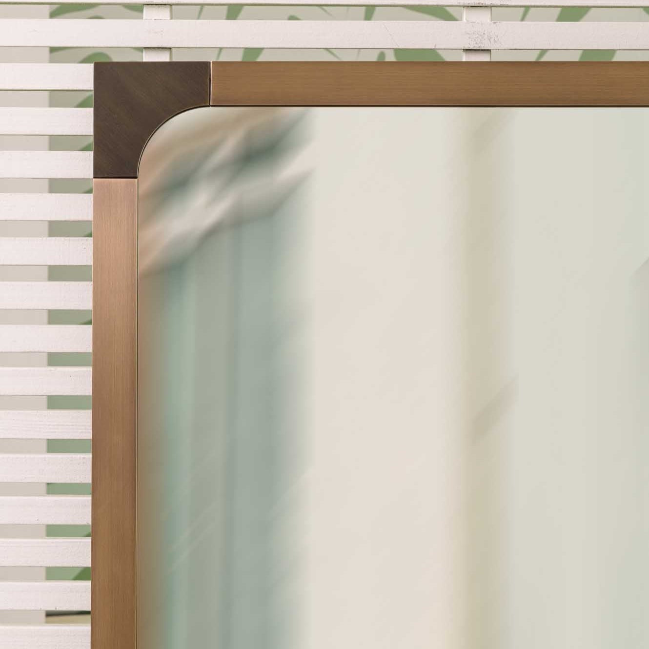 Florence Mirror, Brass