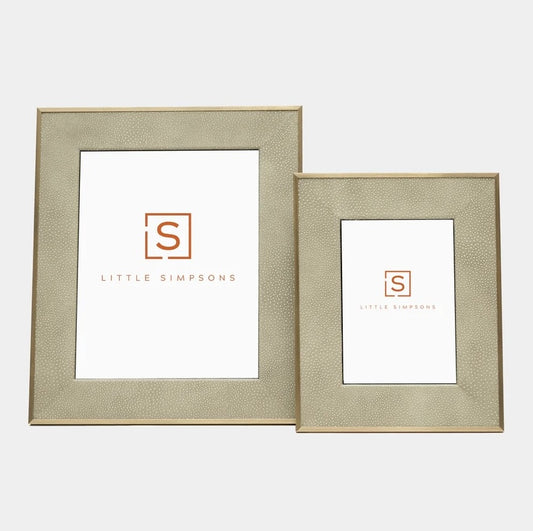 Leather & Brass Picture Frames