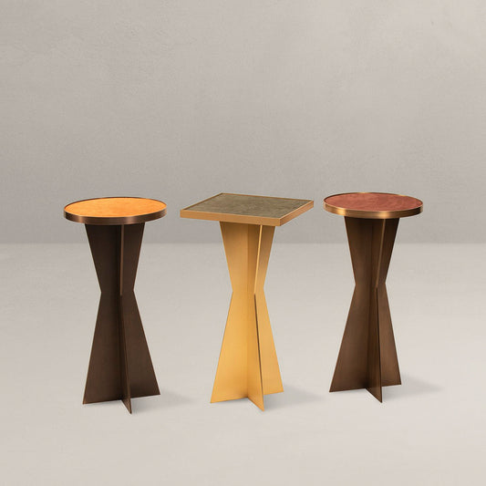 Hendrix Side Table, Round & Square