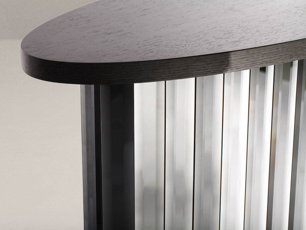 Linea Console Table, Oval
