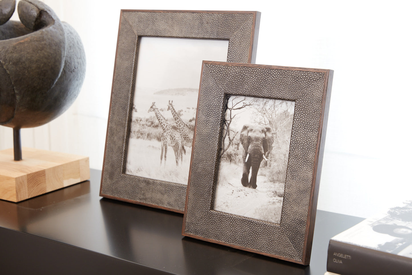 Leather & Wood Picture Frames
