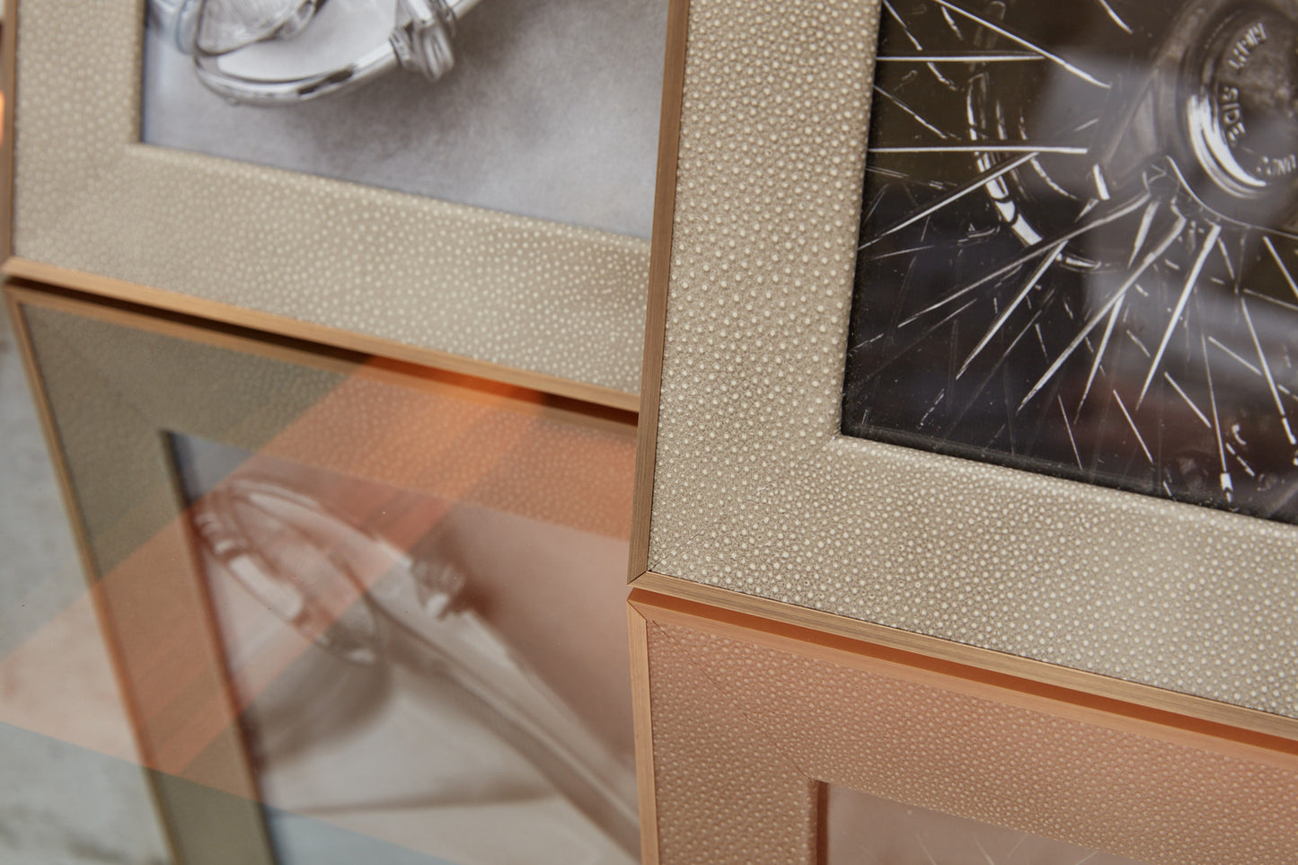 Leather & Brass Picture Frames