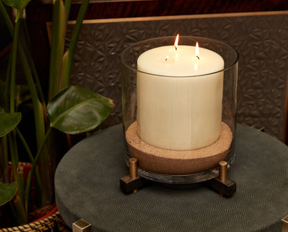 Candle Holder, Wood