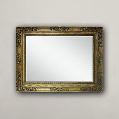 Antique Pine Carved Mirror