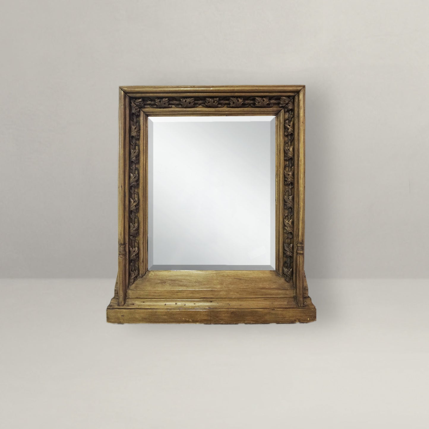 Antique Overmantel Mirror