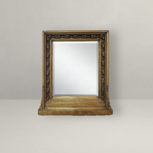 Antique Overmantel Mirror