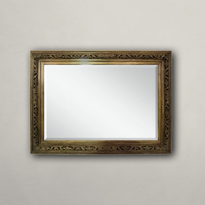 Antique Pine Carved Mirror