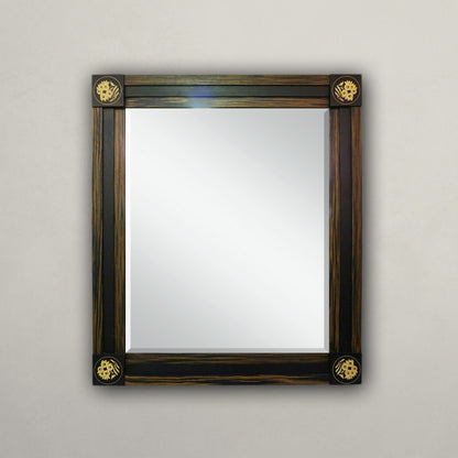 Macassar & Ebony Step Mirror