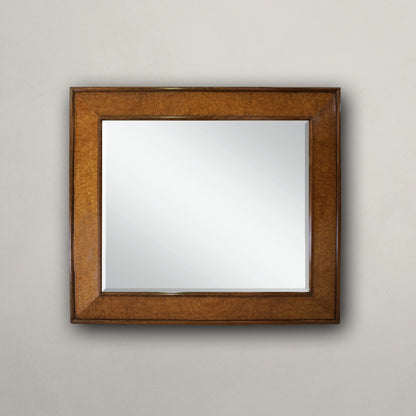 Flat Saxon Yew Mirror