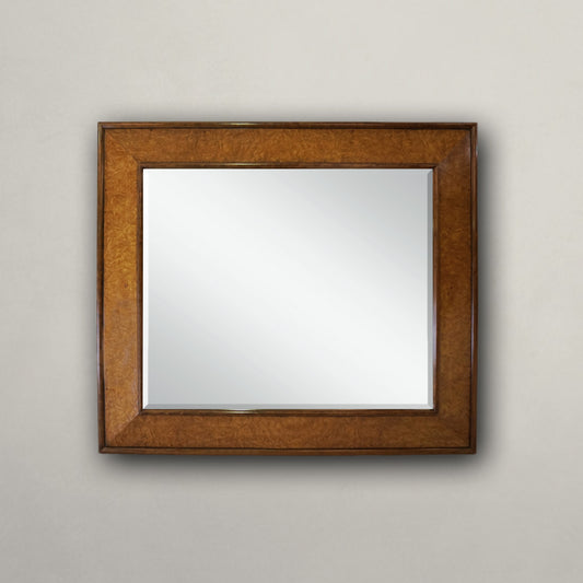 Flat Saxon Yew Mirror