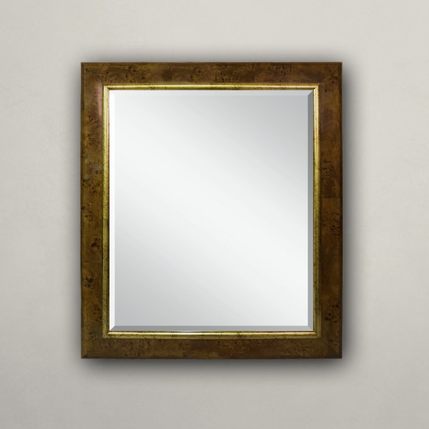 Burr & Gilt Mirror