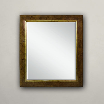 Burr & Gilt Mirror