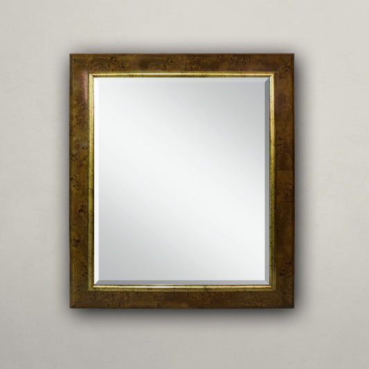 Burr & Gilt Mirror