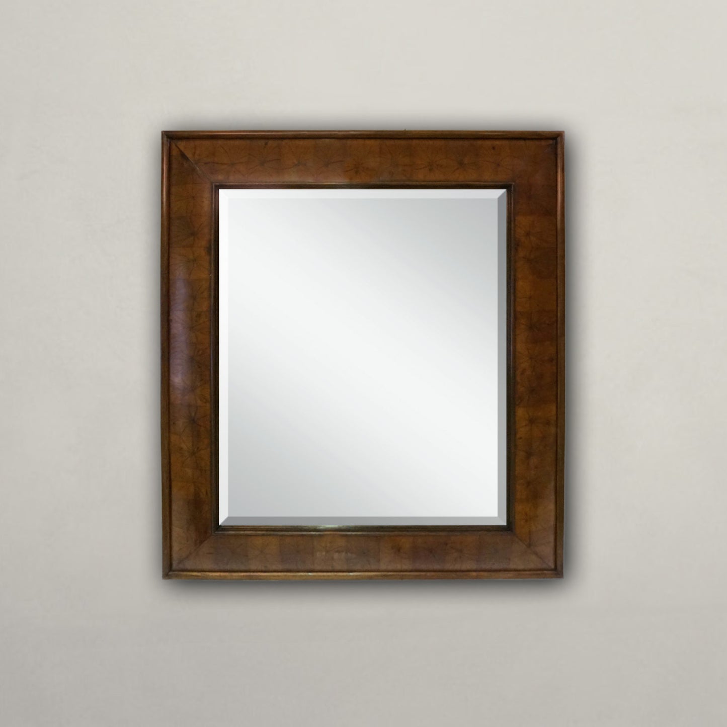 Yew Oyster Curved Mirror