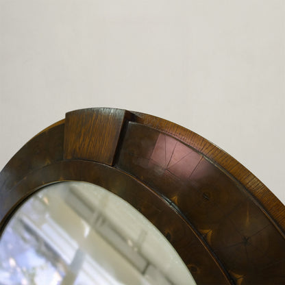 Laburnam Oyster Round Mirror