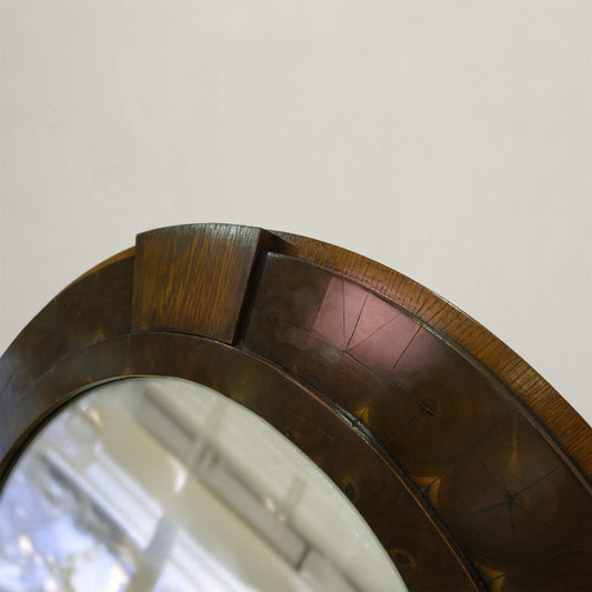 Laburnam Oyster Round Mirror
