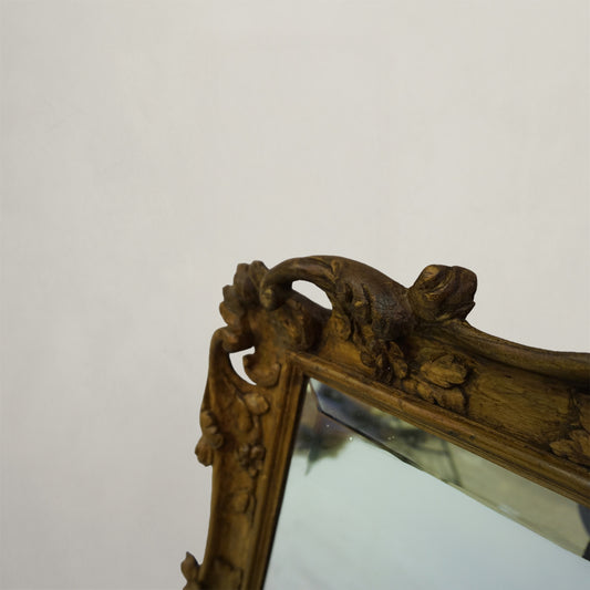 Antique Pine Carved Mirror