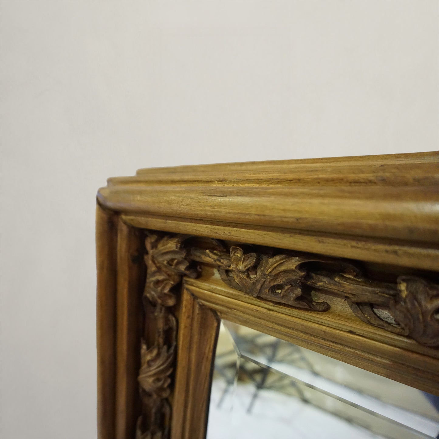 Antique Overmantel Mirror