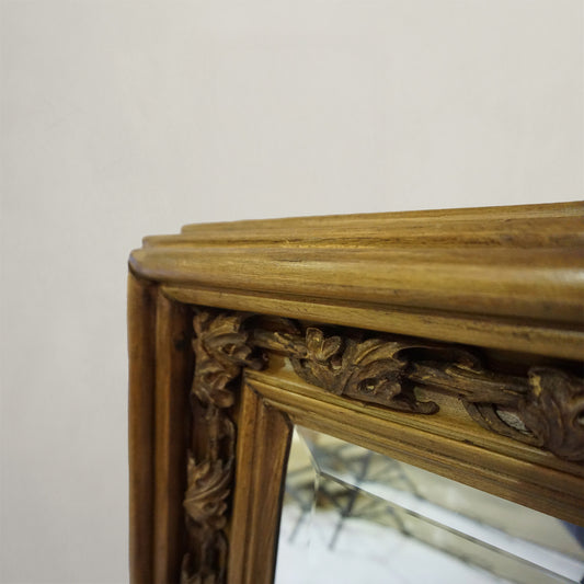 Antique Overmantel Mirror