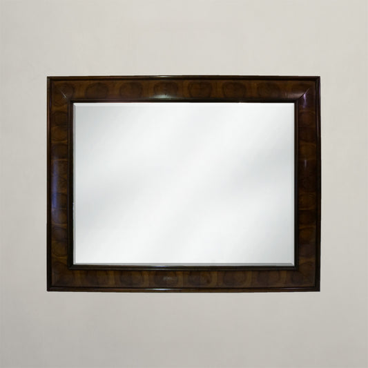 Yew Oyster Curved Mirror